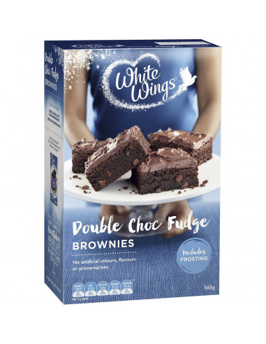 White Wings Brownie Mix Double Chocolate Fudge 560g