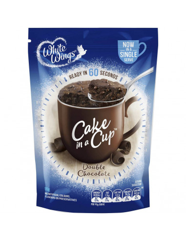 White Wings Cake In A Cup Double Chocolate 55g
