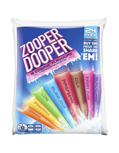Zooper Dooper 8 Cosmic Flavours 24x70ml