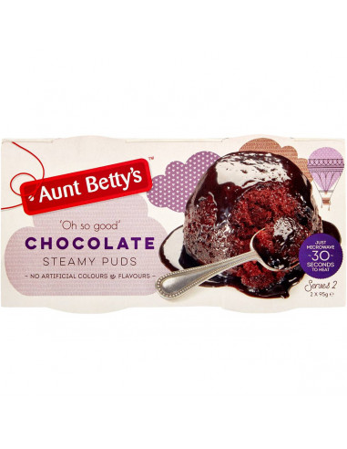 Aunt Betty's Chocolate Steamy Puds 2x95g