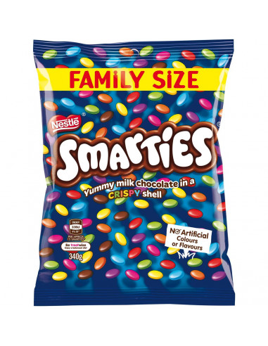 Nestle Smarties Family Size 340g bag