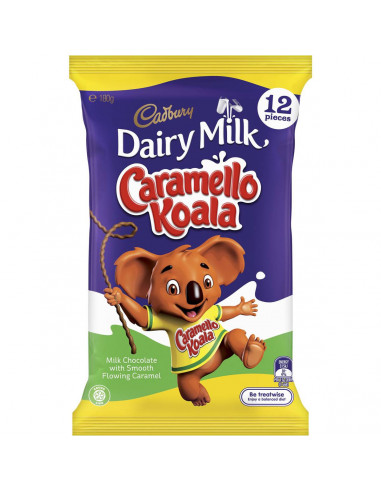 Cadbury Dairy Milk Caramello Koala Sharepack 12pk 180g
