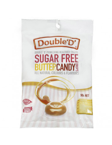 Double D Butter Candy Sugar Free 90g bag