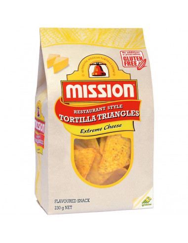Mission Corn Chips Extreme Cheese 230g