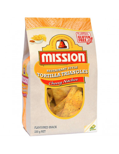 Mission Corn Chips Cheesy Nachos 230g