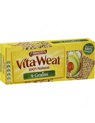 Arnott's Vita-weat Cracker 9 Grain 250g