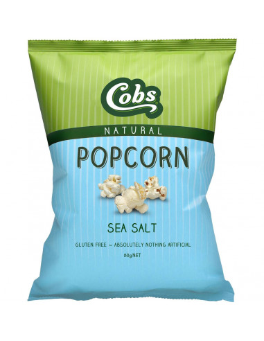 Cobs Gluten Free Popcorn Sea Salt 80g