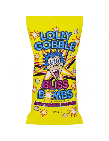 Lolly Gobble Popcorn Bag Caramel Nut 175g