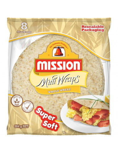 Mission Wraps Mini Wheat 8 pack