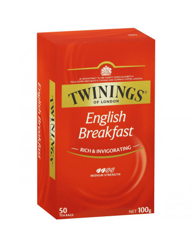 Twinings English Breakfast Tea Bags 50pk 100g