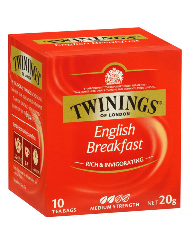 Twinings English Breakfast Tea Bags 10pk 20g