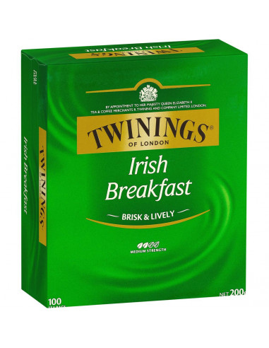 Twinings Irish Breakfast Tea Bags 100pk 200g