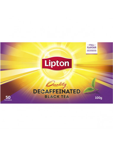 Lipton Black Tea Decaffeinated 50 pack