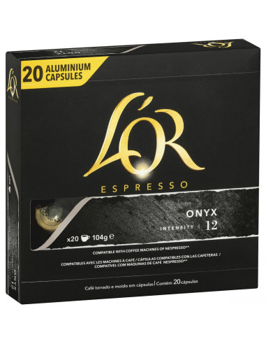 L'or Espresso Onyx Coffee Capsules Compatible With Nespresso 20 pack
