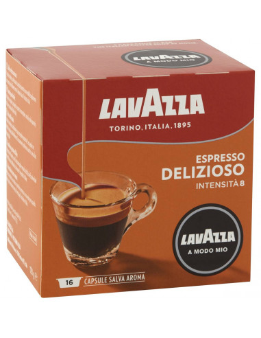 Lavazza A Modo Mio Delizioso Coffee Capsules 16 pack