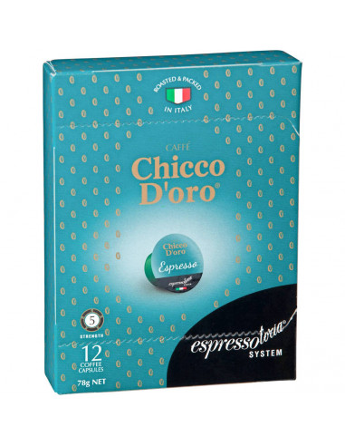 Espressotoria Chicco D'oro Espresso Coffee Capsules 12 pack