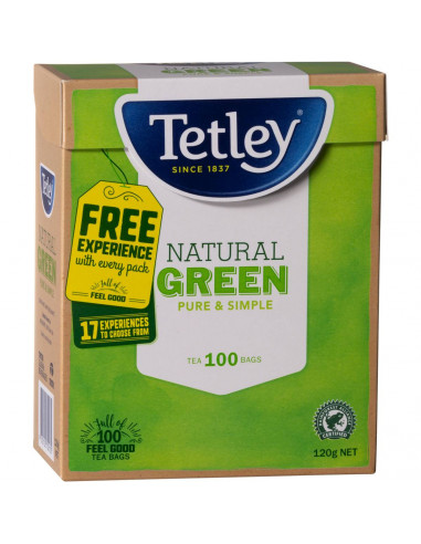 Tetley Green Tea Bags 100pk 120g