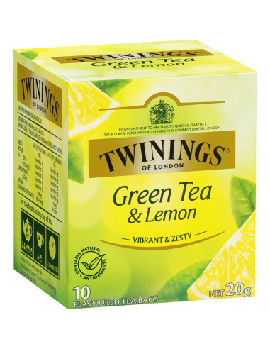Twinings Green Tea & Lemon Bags 10 pack