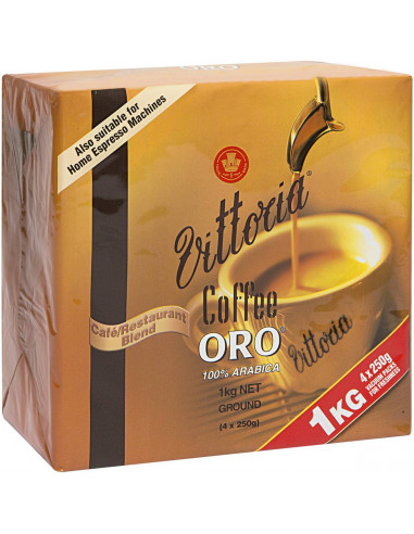 Vittoria Coffee Oro Ground Coffee Oro 1kg