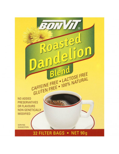 Bonvit Roasted Dandelion Tea Bags 32 pack