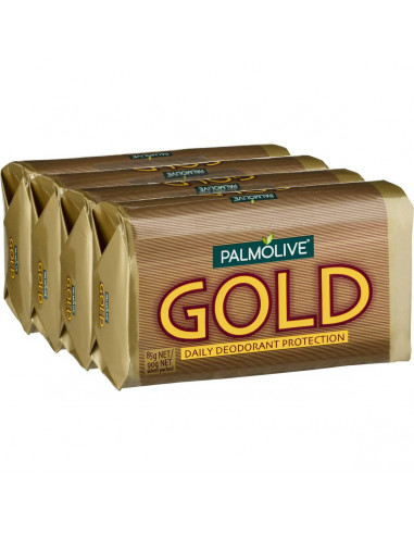 Palmolive Soap Bar Gold 4pk
