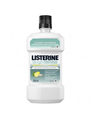 Listerine Bright White Mouth Wash 500ml