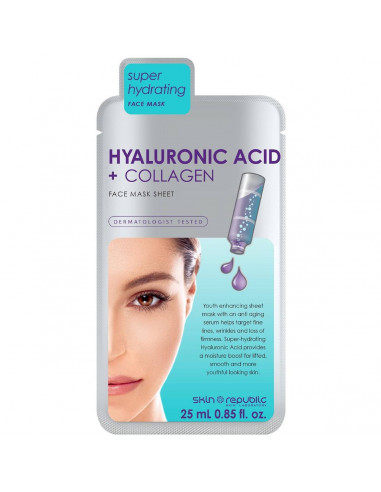 Skin Republic Hyaluronic Acid & Collagen Face Mask each