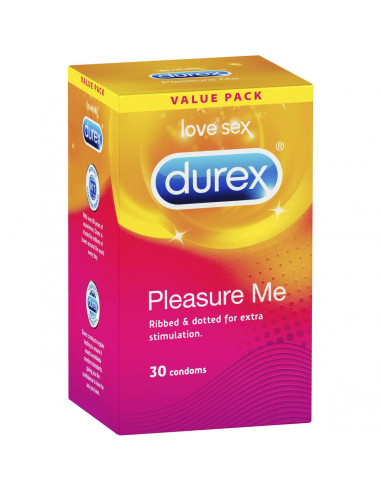 Durex Pleasure Me Condoms 30 pack