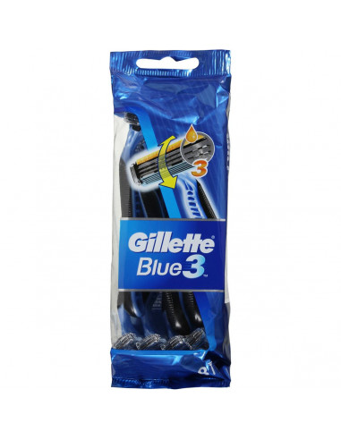 Gillette Blue 3 Disposable Shaving Razor 8pk