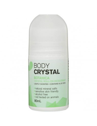 Body Crystal Roll On Deodorant Botanica 80ml