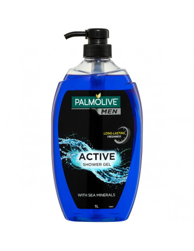 Palmolive For Men Body Wash Gel Active 1l