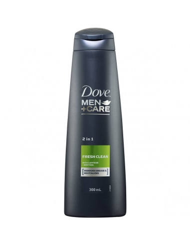 Dove Men Hair Shampoo Fresh Clean 2 In 1 300ml | Ally's Basket - Di...