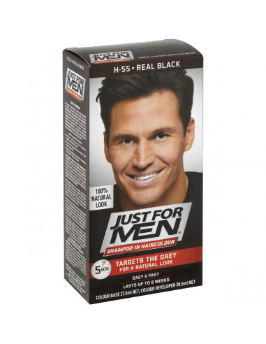 Just For Men Hair Colour Real Black 100g