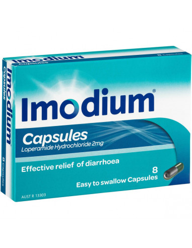 Imodium Diarrhoea Treatment 2mg Capsules 8pk