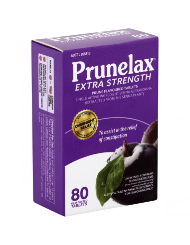 Prunelax Extra Strength Tablets 80 pack