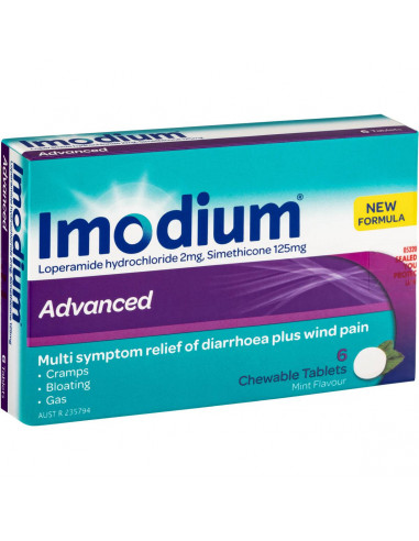 Imodium Advanced Anti Diarrhoeal 6pk
