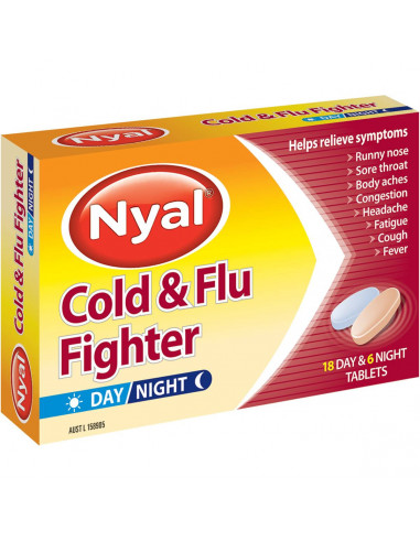 Nyal Cold & Flu Fighter Day & Night Tablets 24pk
