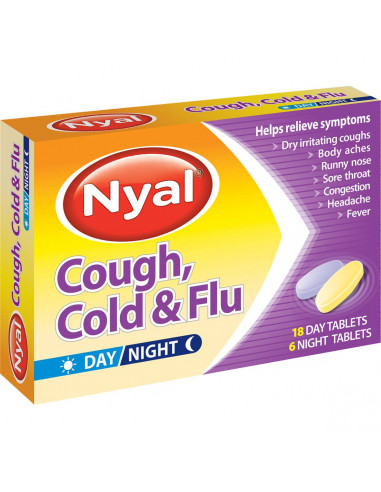 Nyal Tablets Cold And Flu 18 Day & 6 Night 24pk