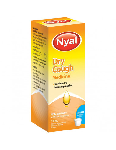 Nyal Cough Medicine For Dry Coughs 200ml