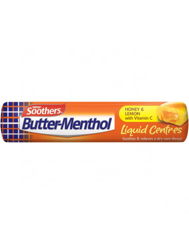 Allen's Butter-menthol Throat Lozenge Liquid Centre Honey & Lemon 10pk
