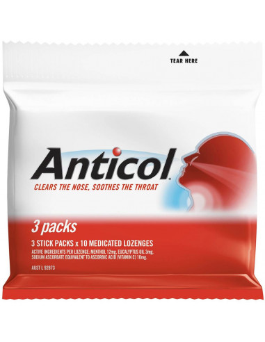Anticol Throat Lozenge Lozenge 3 pack