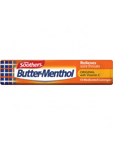 Nestle Butter-menthol Throat Lozenge Liquid Centre 10 pack