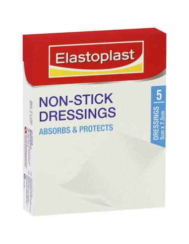 Elastoplast Dressing Non Stick Wound Pad 5pk