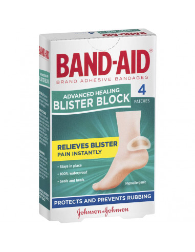 Band-aid Gel Strip Blister Block Healing 4pk