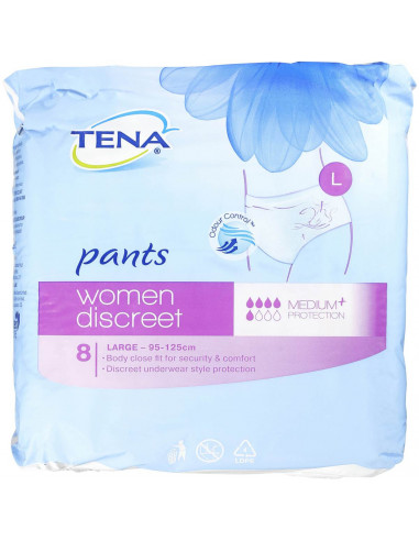 Tena Pants For Women Large 8 pack