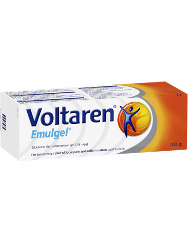 Voltaren Emulgel Muscle And Back Pain Relief 100g