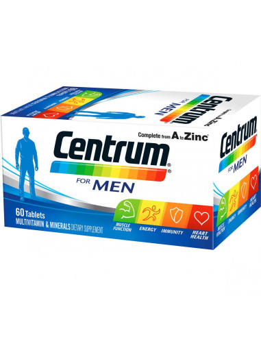 Centrum For Men Multivitamin 60pk