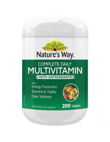 Nature's Way Complete Daily Multivitamin Tablets 200 pack