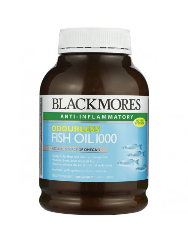 Blackmores Odourless Fish Oil 1000mg 400 pack