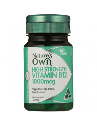 Nature's Own High Strength B12 1000mcg Tablets 60 pack